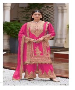 Vêtements islamiques Pakistan Salwar Suit Kameez 3 Pièces Hiver Abaya Dubai Abaya Elégante Lin Modeste Robe Vente en Gros Fabricant - Product Image 3