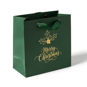 Bolsa de regalo de papel impresa ecológica para regalos de Navidad Juguetes de dulces Pequeños regalos y decoración - Product Image 1