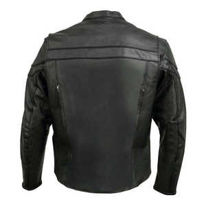 Chaqueta de cuero de calidad superior Chaquetas de cuero genuino a precios al por mayor Chaqueta de moda de cuero para hombres - Product Image 6