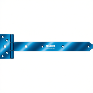 HOHAGE Juego de 10 Piezas de Barras Cruzadas de Acero Cromado Azul, Resistentes, Tamaño 10, para Cercas, Rejas y Portones, 500 mm de Largo x 39 mm de Ancho x 3.5 mm de Grosor - Product Image 3