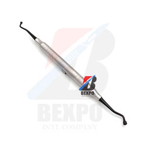 Instrument dentaire manuel en acier de 3.0/4.0mm pour compactage d'implant osseux revêtement demi-noir - Product Image 1
