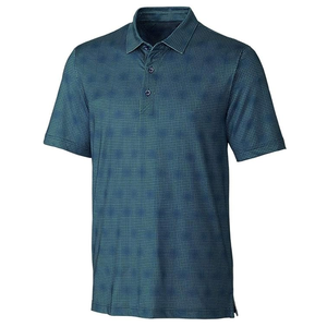 Polo de manga corta con estampado personalizado ajustado clásico para hombre de calidad superior con cuello de doble punta, exportación desde Bangladesh - Product Image 1