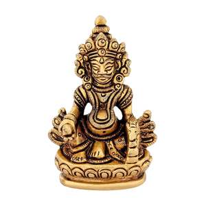 ลอร์ดคูเบอร์มั่งคั่งพระเจ้าคูเบอร์ Murti เพื่อความมั่งคั่งเงิน kuber สำหรับบ้านสำนักงานตกแต่งโชว์รูมและของขวัญ (ทอง200 GM) - Product Image 1