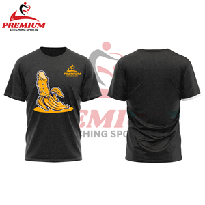 Vêtements personnalisés 240 GSM T-shirts à épaules tombantes lourdes 100% coton Chemises vierges tricotées surdimensionnées OEM - Product Image 6