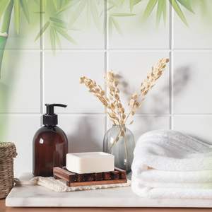 Jabonera para ducha, protector de drenaje para platos de madera, bandeja marrón, soporte para baño, cocina, esponja de viaje - Product Image 6