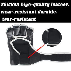 ถุงมือ MMA สำหรับผู้ชายแบบผูกเชือกครึ่งนิ้วสำหรับผู้ชาย - Product Image 2