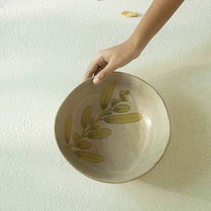 Nueva tendencia Ensalada amarilla Cuenco de madera para servir Único Hecho a mano India Venta caliente Comprador comercial Hotel Restaurante Venta al por mayor - Product Image 4