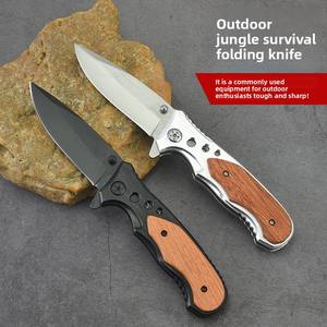 Venta al por mayor personalizado de alta calidad OEM ODM servicio de acero inoxidable plegable cuchillo de bolsillo hecho a mano al aire libre supervivencia cuchillos plegables - Product Image 2