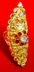 แหวนนิ้วเซเนกัลมาลีแต่งงานยุโรปเครื่องประดับสำหรับผู้หญิงของขวัญทอง24K Platted ซื้อส่วนลดจำนวนมาก - Product Image 5