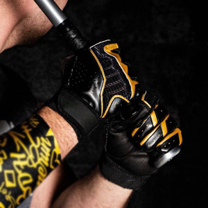 Guantes de bateo de béisbol resistentes personalizados profesionales unisex con guantes deportivos de Palma antideslizantes - Product Image 4