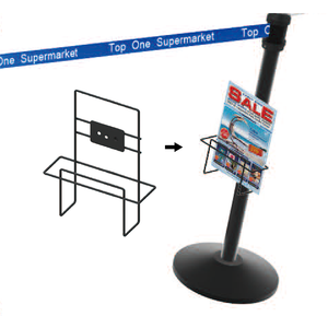 Poste de señalización tipo colgante reutilizable de gran oferta adecuado para guías de visitantes de galería - Product Image 5