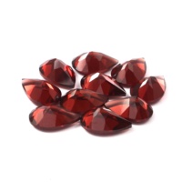 Grenat naturel du bangladesh, taille de poire, 7x5mm, grenat de janvier, pierre de naissance, qualité AAA, grenat rouge pour bijoux