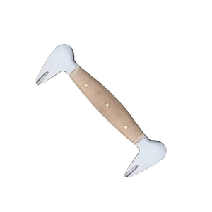 Professional Horse Hoof Buffer Clinch Cutter Tool Clenched <b>Nail</b> Shoeing Stainless Steel Horse Hoof Buffer With <b>Wooden</b> Handle - Product Image 6