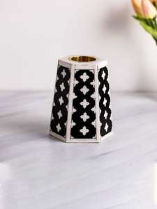 Brûleur d'encens Bakhoor rond moderne en os blanc de qualité supérieure, durable, directement de l'usine, avec un design moderne pour un usage religieux - Product Image 3