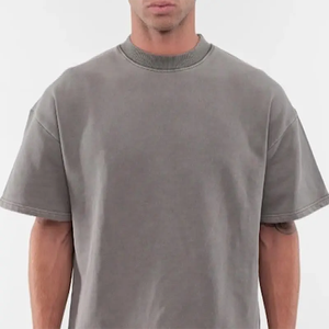 L Brand Short T-shirt en jersey pour hommes Vêtements décontractés de créateur de luxe avec col de cou Technique teinte - Product Image 1