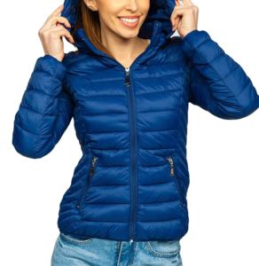 Chaquetas de calle Suministro al por mayor Cierre de cremallera Chaquetas de invierno para mujer Fabricante B2B Chaquetas acolchadas con capucha para mujer - Product Image 1