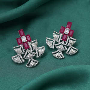 Boucles d'oreilles mode couleur Rani - Product Image 1