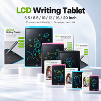 Tablette d'écriture LCD 6,5 8,5 10 12 16 20 pouces, tableau de dessin électronique réutilisable pour l'apprentissage des enfants, le bureau, vente en gros