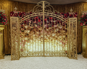 Decoración de Escenario para Bodas de Estilo Tradicional Europeo Moderno con Diseño Ligero de Metal para Eventos en Australia - Product Image 4