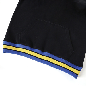 Sudadera con Capucha de Invierno Oakwood Black, Unisex, Premium, Felpa Real, Bolsillo Canguro, Estilo Urbano Azul-amarillo Intenso, 100% Orgánico - Product Image 5