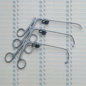 Set de 3 Pinzas de Presión para Hipofisectomía, Polipos, FESS, Senos Paranasales y Antrum, para Cirugía ORL - Product Image 1