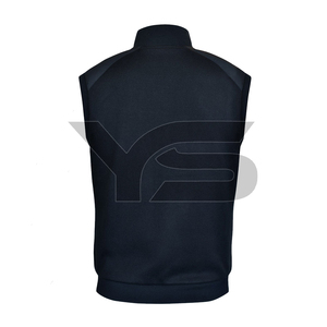 Winter Puffer <b>Jacket</b> with Stand Collar Zipper Front Solid Color <b>Smart</b> Casual Style Sleeveless Bubble <b>Jacket</b> With Custom Logo - Product Image 2