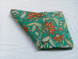 Tela de algodón puro con estampado de bloque a mano, tejido de algodón suave de la India, suministro de ropa para mujer, tela de diseño de flores - Product Image 2