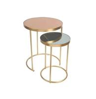 Table sur pied haut de gamme très demandée, design traditionnel antique, plateau en verre, écologique, réglable, avec rangement, mobilier de maison