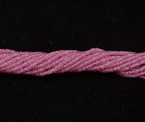 Cuentas Rondelle de zafiro Rosa Natural de 10 quilates, 2,5-3,5mm, facetadas, calidad fina, los más vendidos, mayorista directo para la fabricación de joyas - Product Image 4