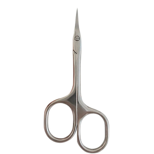 Ciseaux à cuticules ergonomiques en acier inoxydable, légers, durables, mini, incurvés, pour une élimination propre et lisse, qualité salon de beauté - Product Image 1