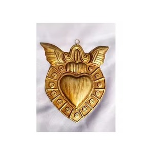 Cœur en métal sacré, boîte de cœur Milagro, cœur ex-voto, décoration d'intérieur - Product Image 2