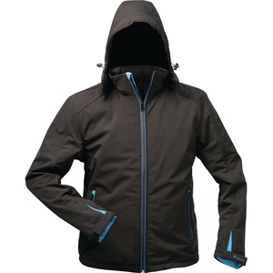 Veste Softshell d'hiver Uranos en noir/bleu, taille M, sweats à capuche et sweat-shirts promotionnels par ELYSEE - Product Image 1