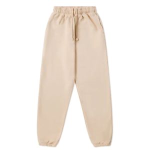 Custom Men Loose <b>Stacked</b> Pants Solid Color <b>Joggers</b> Straight Sweat Pants Bootcut Flared Sweatpants With Logo Puff Print For Man - Product Image 1