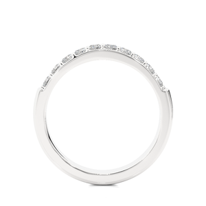 Bague de fiançailles en diamant naturel, cadeau du Nouvel An, certification IGI INGEMCO, or blanc 14 carats, taille brillant, collection pour femmes, vente en gros - Product Image 3