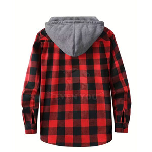 Sudadera Informal de Franela, Sudadera de Franela para Exteriores, Sudadera de Franela Suave para Invierno, Sudadera Ligera de Moda Clásica - Product Image 2