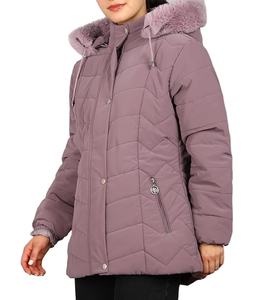 Women Stand Collar Front Logo Quilted Breathable Waterproof Eco-Friendly Lightweight <b>Packable</b> Winter Puffer <b>Jacket</b> High Quality - Product Image 6