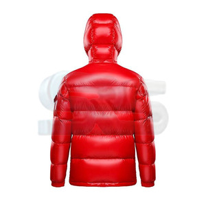 Warm Mens Quilted Puffer Jacket Custom Logo Winter Jacket Hooded Streetwear <b>Bubble</b> <b>Coat</b> Lightweight Fashion Outdoor Outerwear - Product Image 2