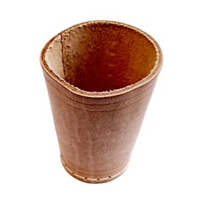 Vaso para Dados de Cuero Natural Personalizado – Juego de Vasos para Dados de Cuero Crudo Hechos a Mano - Product Image 3