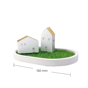 Kit de bricolage en ciment pour la décoration de la maison, 160x110x60mm, blanc, pour la décoration de la maison et les cadeaux - Product Image 3