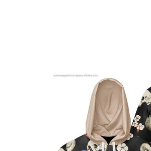 Sweat-shirt à capuche zippé personnalisé en molleton de coton épais pour homme, haut de survêtement décontracté de haute qualité avec fermeture éclair, vente en gros - Product Image 3