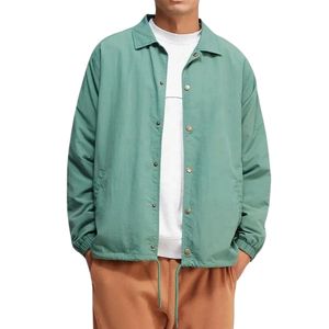 Chaqueta Bomber de Alta Calidad para Hombre, con Logotipo Personalizado, Estilo Coach, Invierno, Múltiples Bolsillos, Impermeable, Resistente al Viento, Transpirable, de Lona - Product Image 3