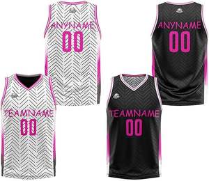 Personalizado Reversible Baloncesto Jersey Pantalones Cortos Uniformes Poliéster Uniformes Impreso Logo Alta Calidad Uniforme Ropa Deportiva industria - Product Image 3