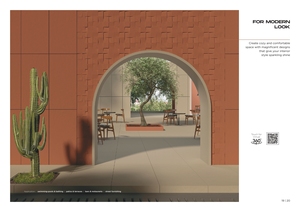 Renovationinspo Flare ractabricks 1x2.7 mosaicglossy พื้นผนังด้านสำหรับห้องน้ำวิลล่าทันสมัย banglow โรงแรมทันสมัย68.5มม. - Product Image 4