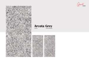 กระเบื้องพอร์ซเลนเคลือบเงาลายหินแกรนิตคุณภาพพรีเมียมสีเทาอาร์โคต้า - Product Image 3