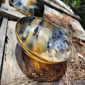 Cuenco de Cuerno de Búfalo Natural de Primera Calidad, Artesanía Tradicional para Fiestas, Ecológico, Apto para Lavavajillas, para Frutas y Aperitivos - Product Image 6
