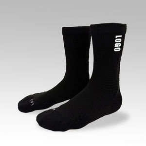 Chaussettes de sport en coton pour hommes avec logo personnalisé, antidérapantes, design tendance, classiques, épaisses, à fond en serviette, pour le basketball - Product Image 3