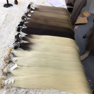 Extensions de cheveux naturels lisses, cheveux vierges cambodgiens, lisses comme des baguettes, couleur noire naturelle - Product Image 4