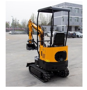 Mini-excavatrice haute performance HT10 à vendre, petite machine de terrassement économique pour travaux de jardinage et agricoles, prix de gros usine - Product Image 1