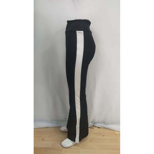 Pantalon de yoga taille haute pour femme, style espagnol, avec détails latéraux, 29138 - Noir - Product Image 6