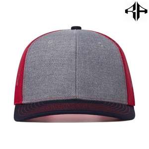 Gorra de béisbol de 6 paneles de algodón puro de tendencia de moda de estilo popular al por mayor gorra de camionero de color sólido gorras de malla para adultos en blanco para hombre - Product Image 3
